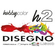HOBBY COLOR BLOCCO H2 24X33 20FF LISCIO DA 10